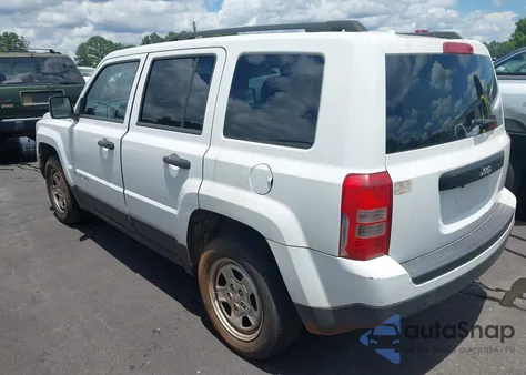 2013 Jeep Patriot Sport из США, поврежденный, VIN 1C4NJPBA1DD124830